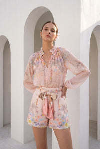 LUNA PRINTED BLOUSE
