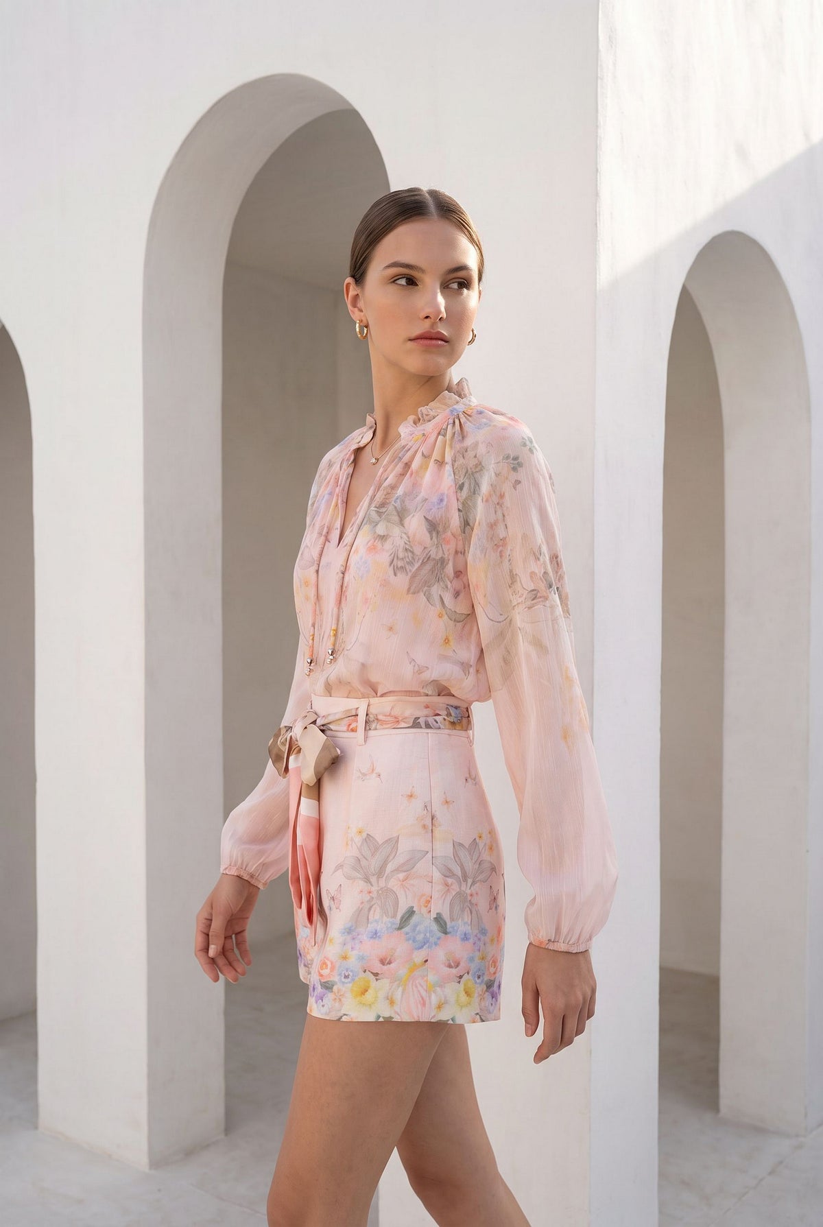 LUNA PRINTED BLOUSE