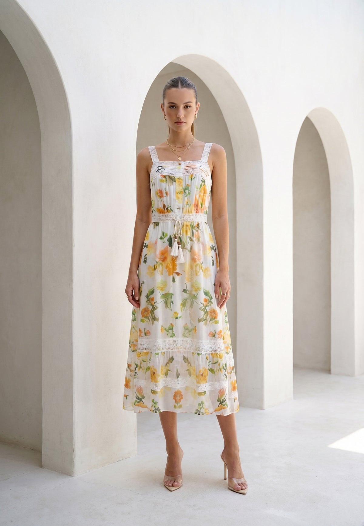 LAYLA LINEN SLIP DRESS