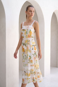LAYLA LINEN SLIP DRESS