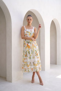 LAYLA LINEN SLIP DRESS