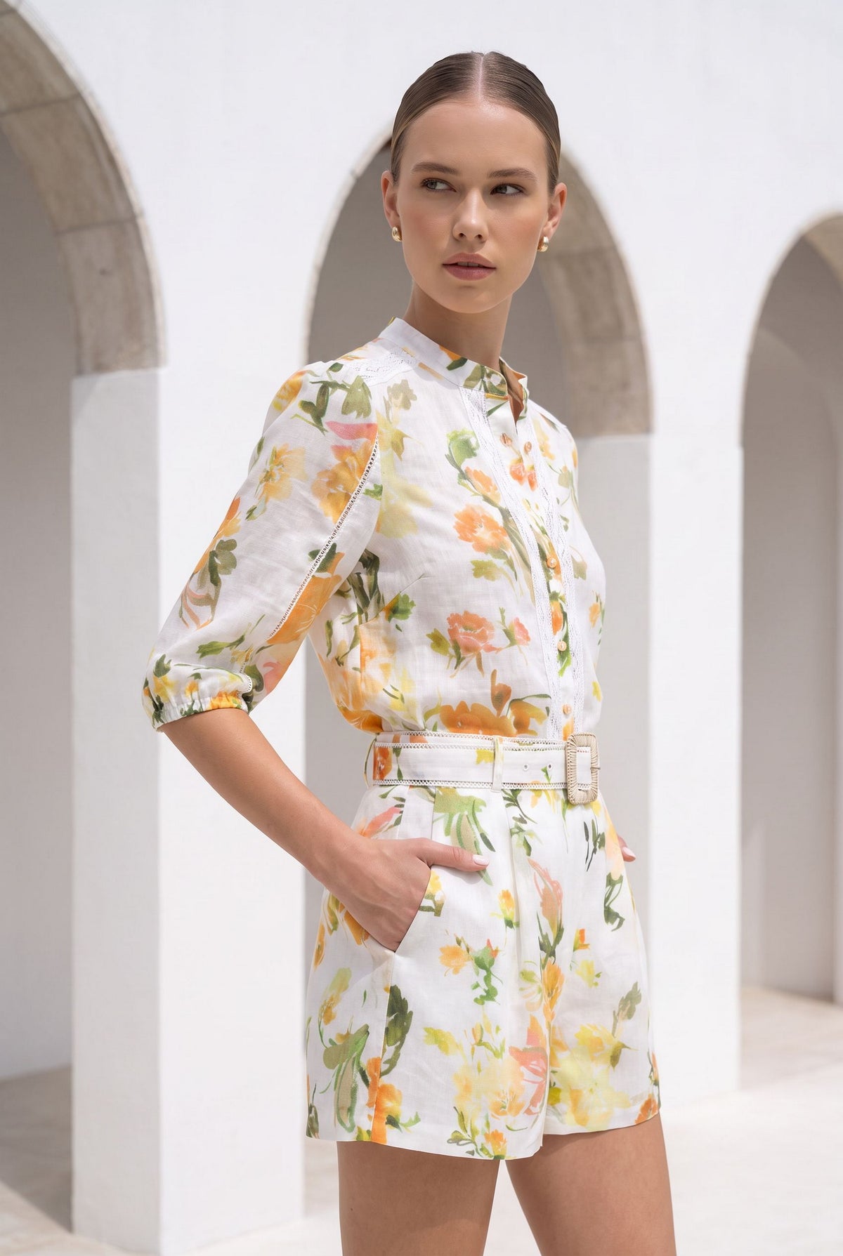 LAYLA LINEN BLOUSE