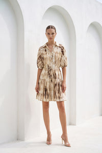 CHANTELLE PRINTED SHORT DRESS