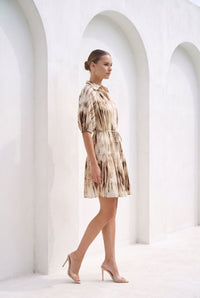 CHANTELLE PRINTED SHORT DRESS