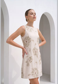 VIOLETTE COTTON SHORT DRESS