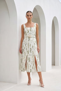 CLEMENTINE PRINTED SLIP DRESS