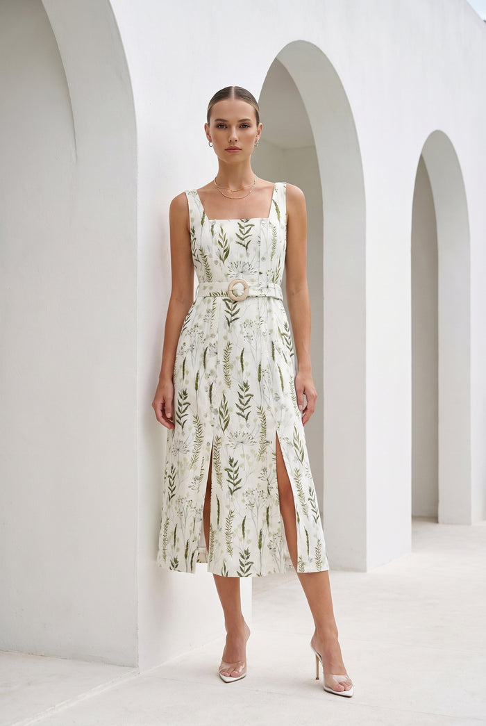 CLEMENTINE PRINTED SLIP DRESS