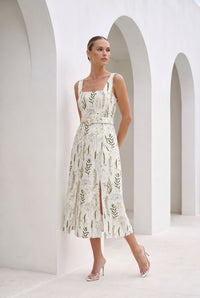 CLEMENTINE PRINTED SLIP DRESS