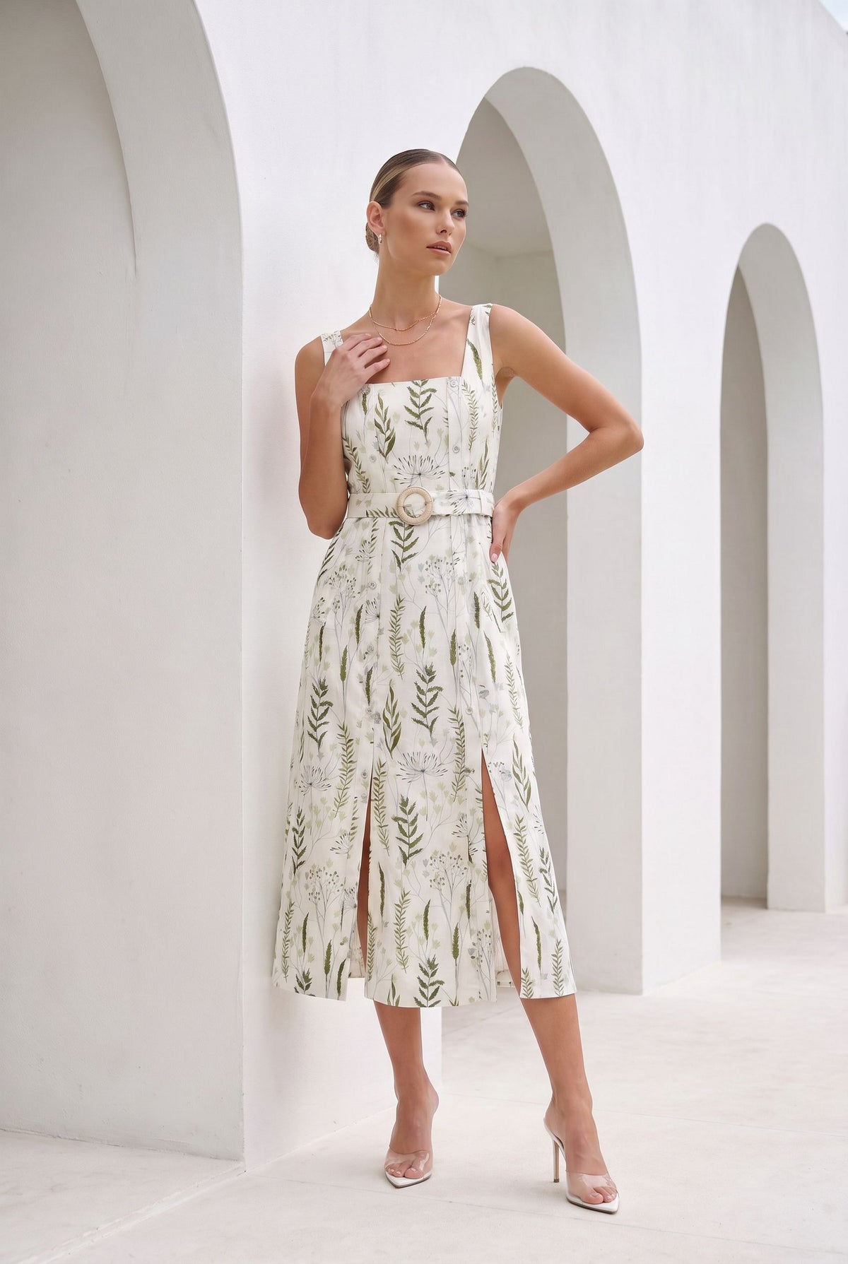 CLEMENTINE PRINTED SLIP DRESS