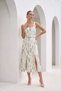CLEMENTINE PRINTED SLIP DRESS
