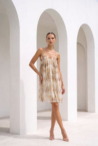 CHANTELLE PRINTED SLIP DRESS