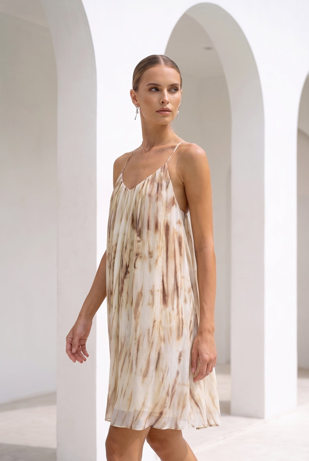 CHANTELLE PRINTED SLIP DRESS