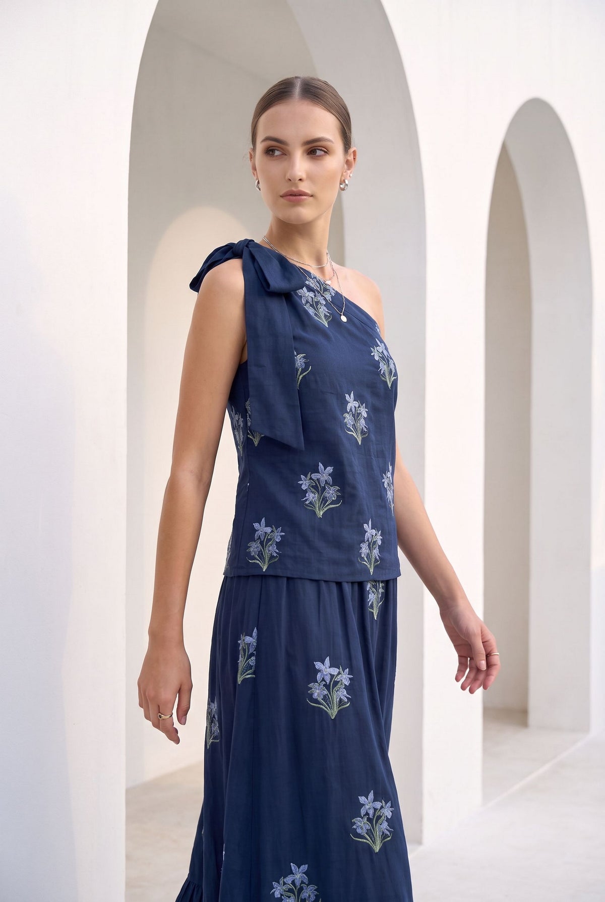 AUDETTE EMBROIDERED BLOUSE