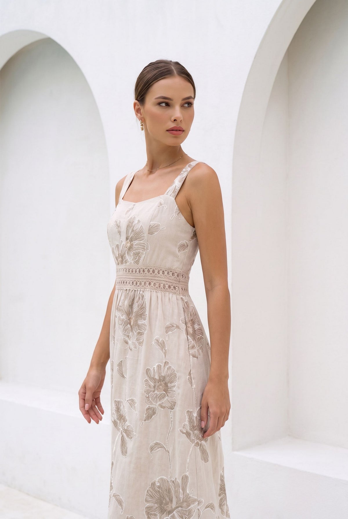VIOLETTE COTTON SLIP DRESS