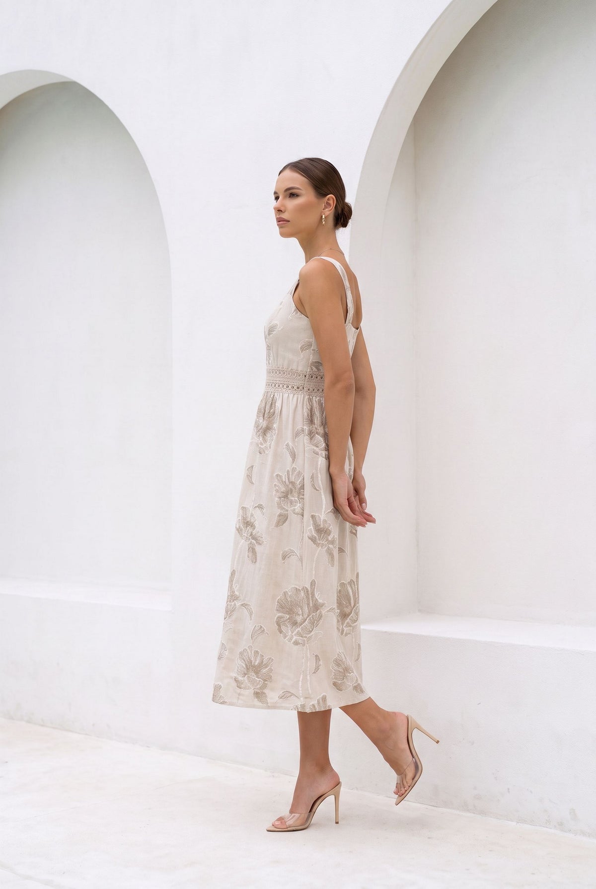 VIOLETTE COTTON SLIP DRESS