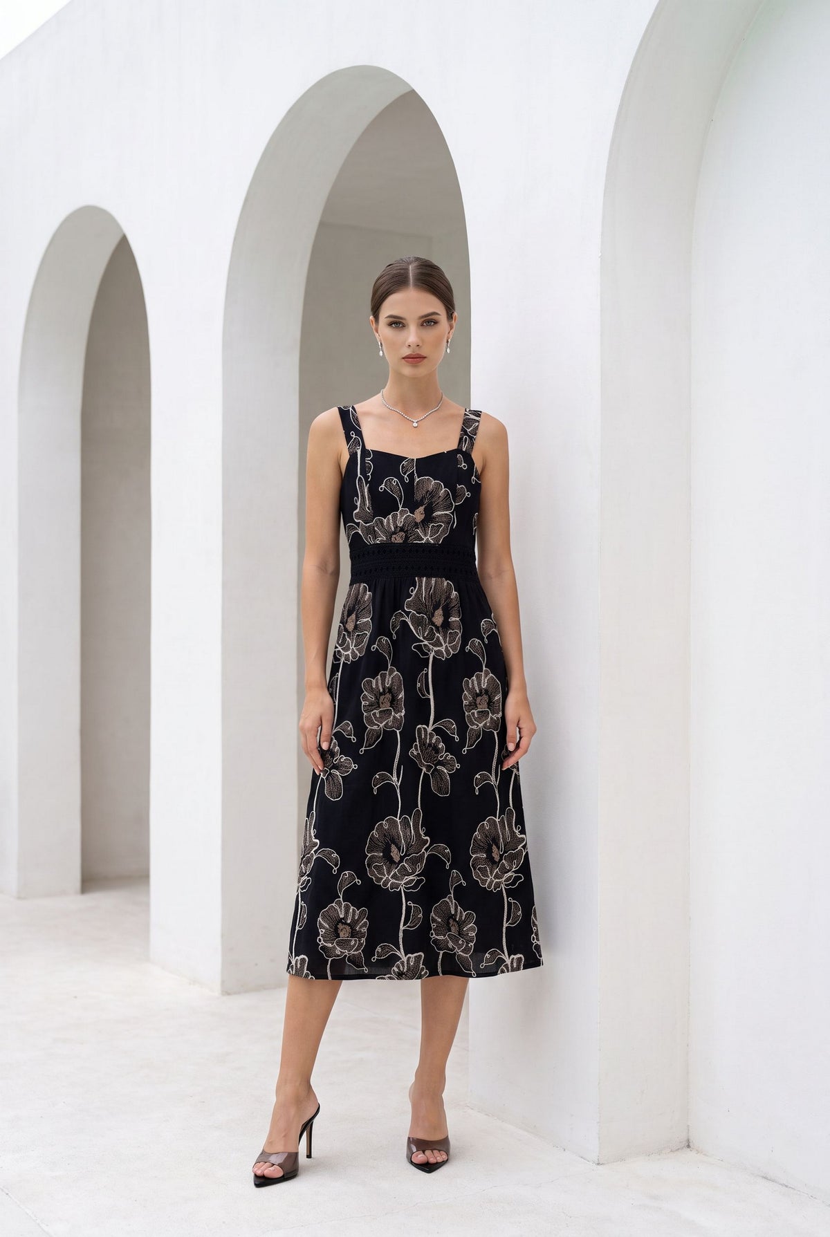 VIOLETTE COTTON SLIP DRESS