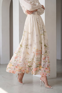 LOUETTA PRINTED SKIRT