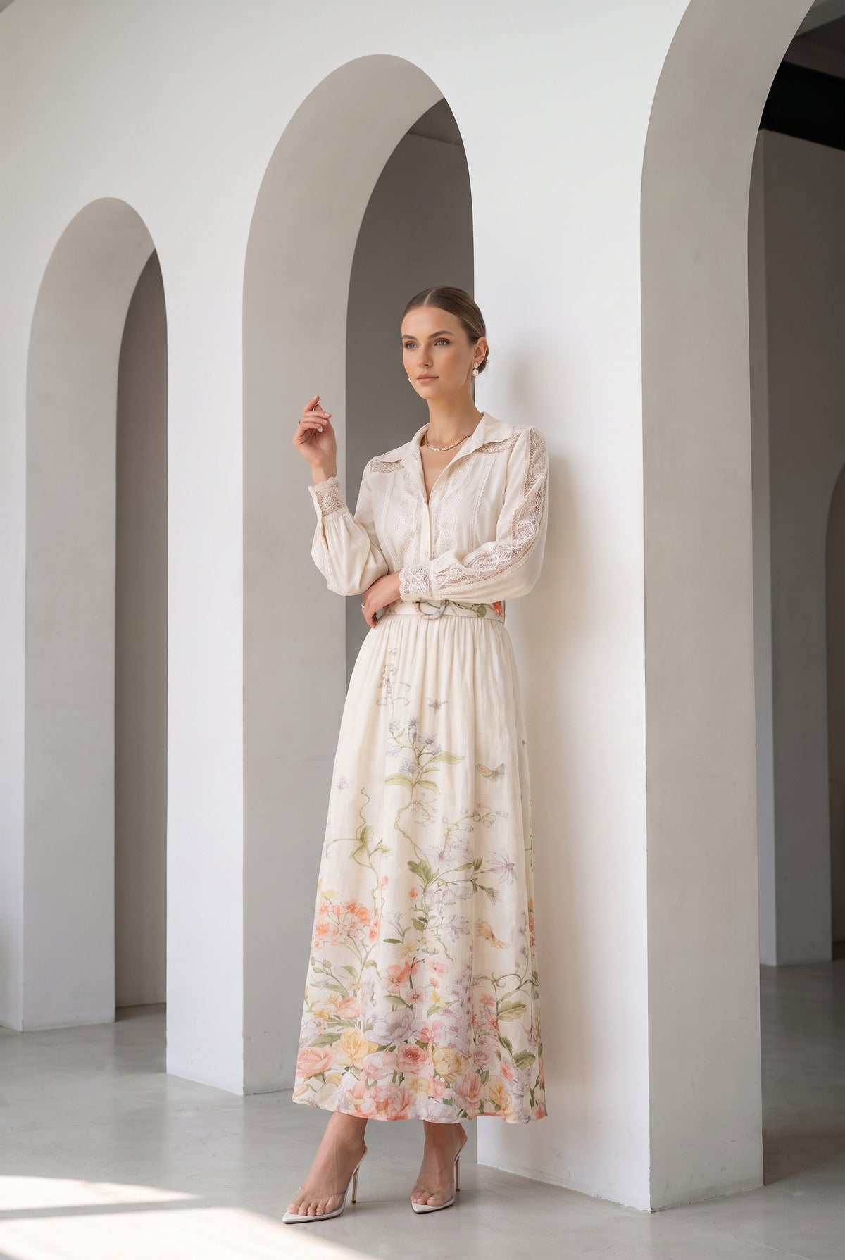 LOUETTA PRINTED SKIRT