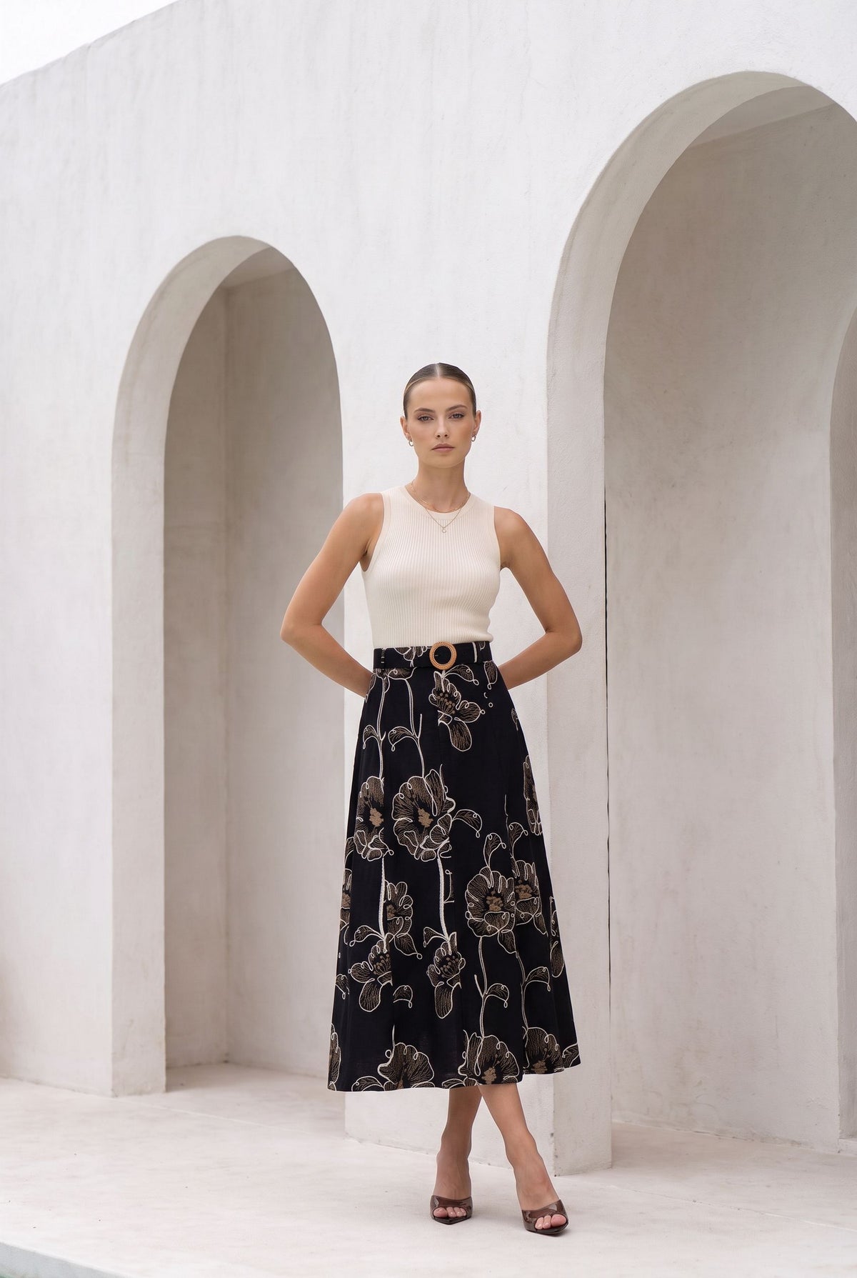 VIOLETTE COTTON SKIRT