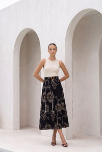VIOLETTE COTTON SKIRT