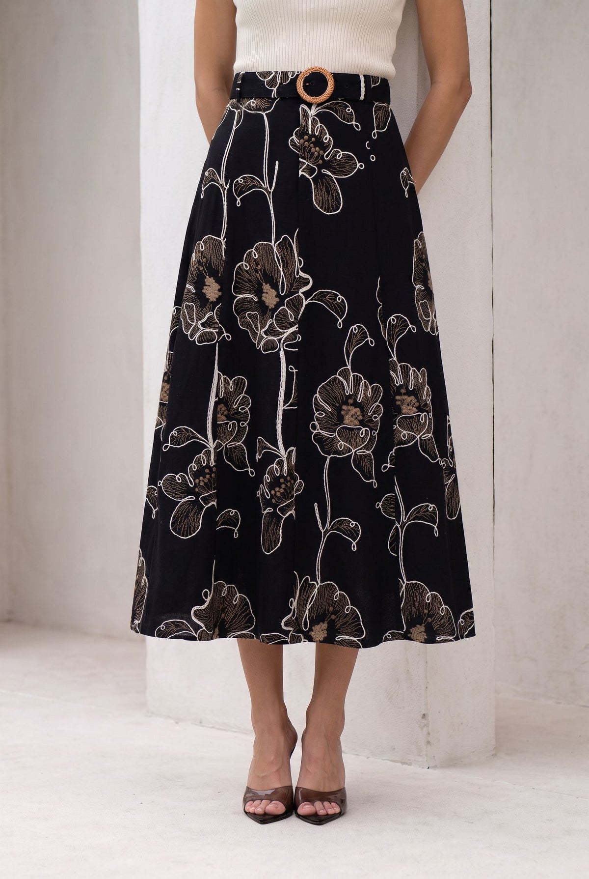 VIOLETTE COTTON SKIRT
