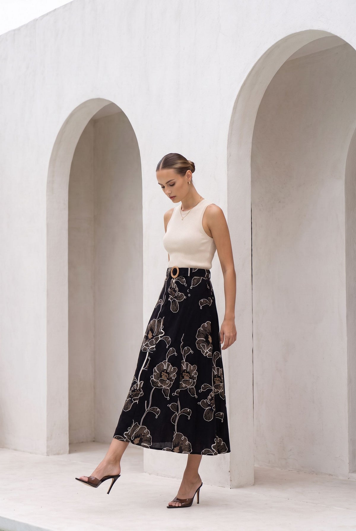 VIOLETTE COTTON SKIRT