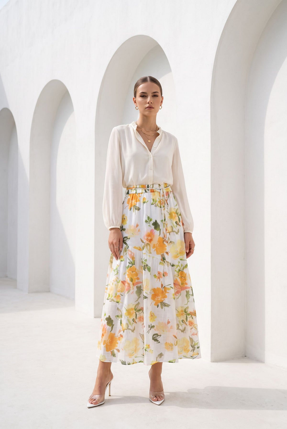 LAYLA LINEN SKIRT