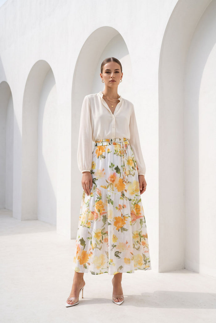 LAYLA LINEN SKIRT