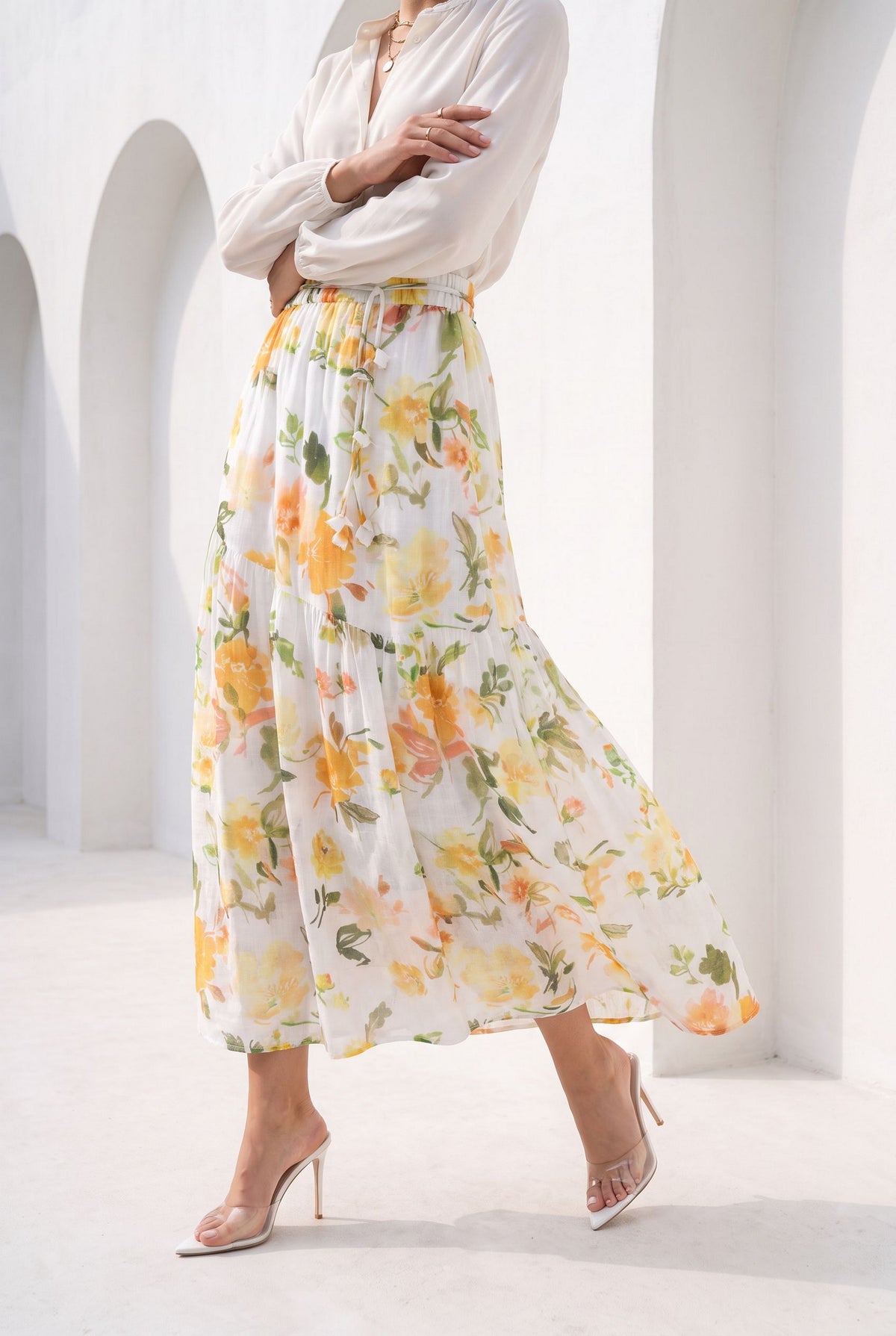LAYLA LINEN SKIRT