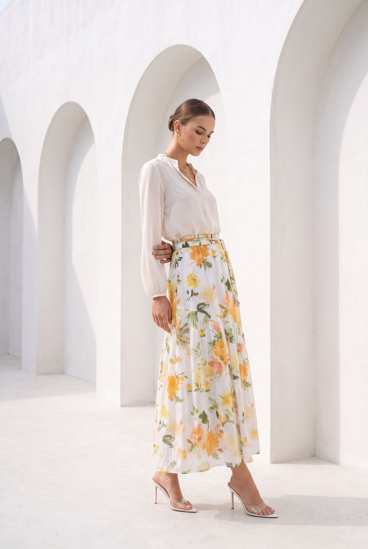 LAYLA LINEN SKIRT