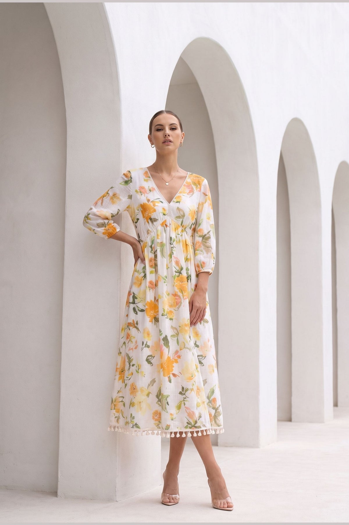 LAYLA LINEN DRESS