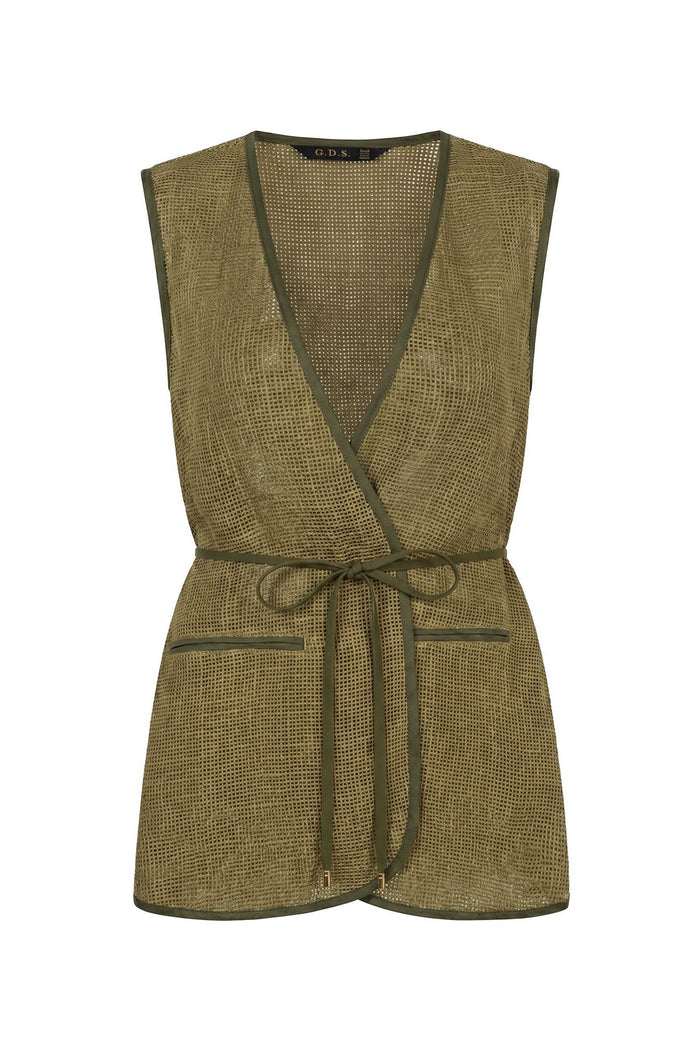 ORELIA LINEN VEST