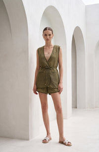 ORELIA LINEN VEST