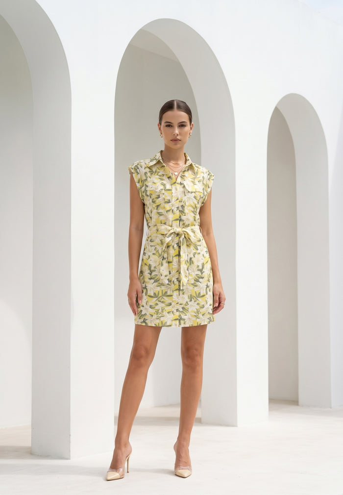 NOVA PRINTED SHORT DRESS