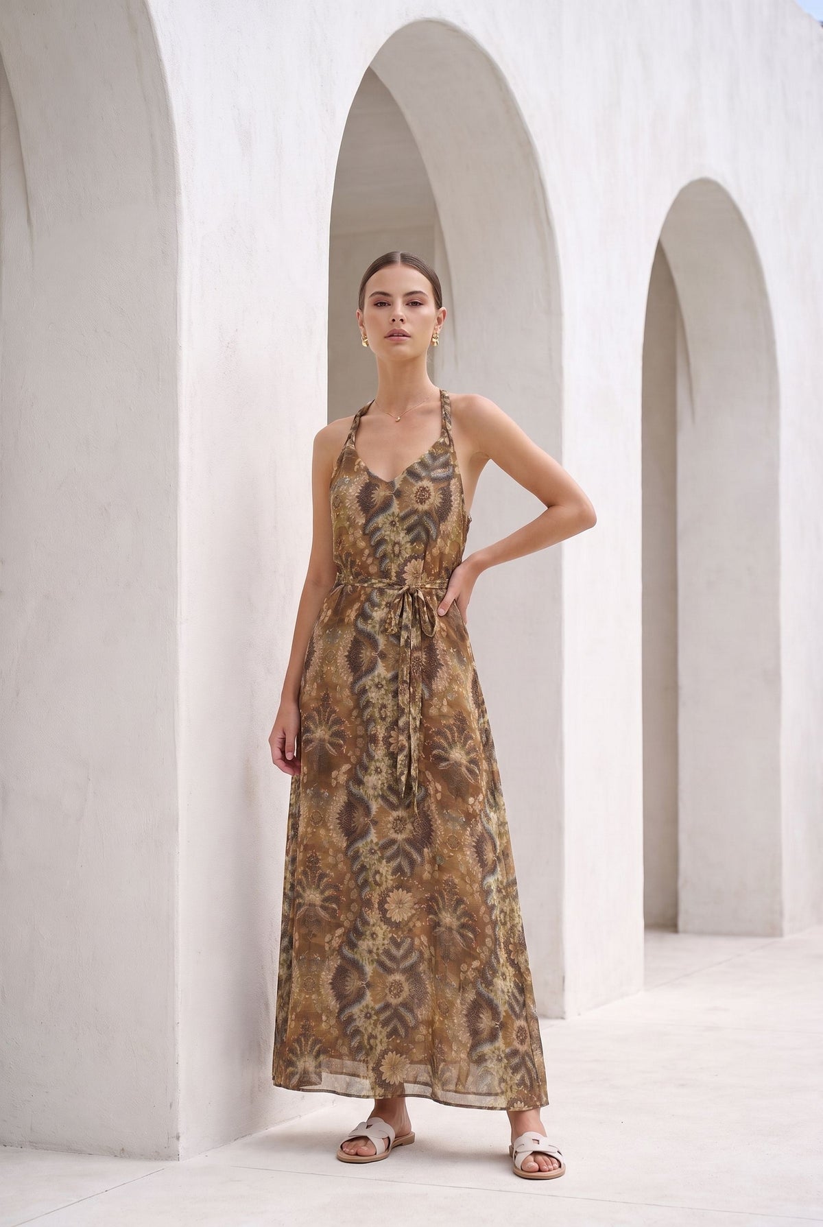 ALIDA PRINTED DRESS