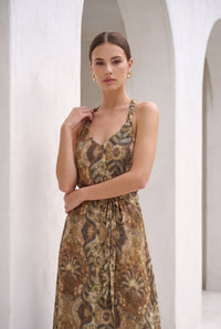 ALIDA PRINTED DRESS