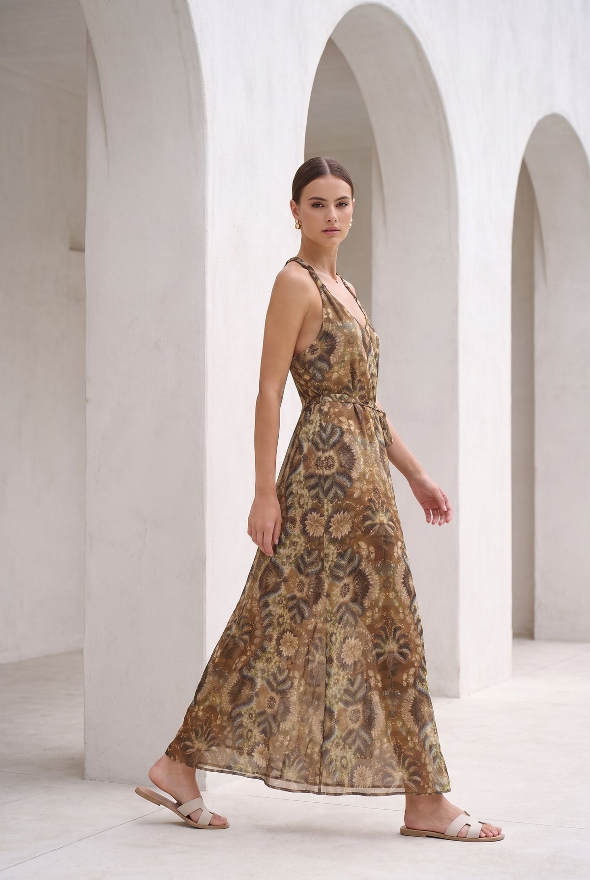 ALIDA PRINTED DRESS