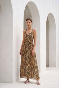 ALIDA PRINTED DRESS