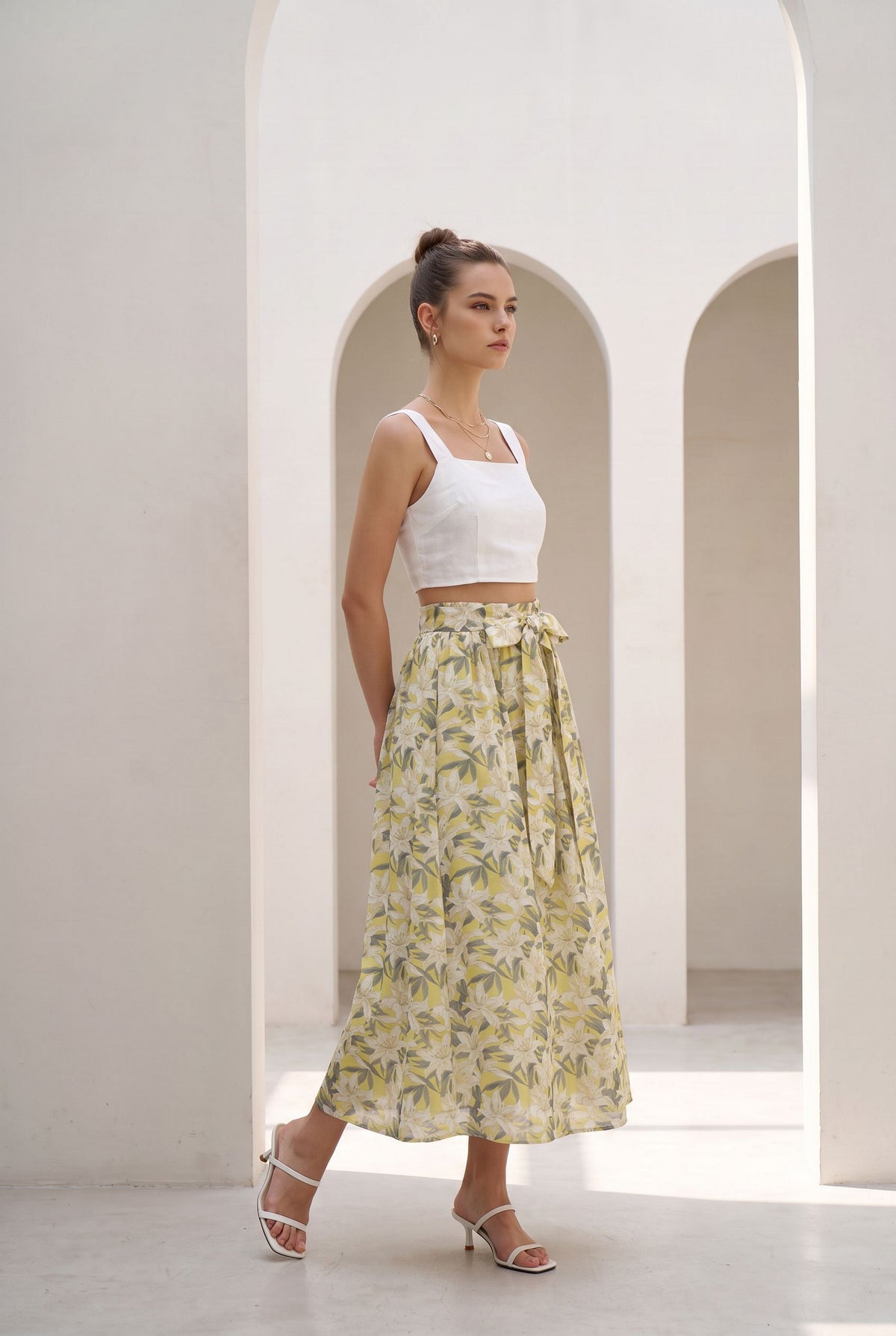 NOVA PRINTED SKIRT