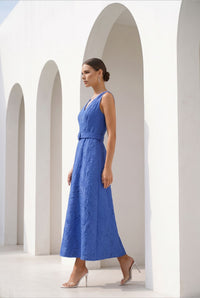 EMILIO SLEEVELESS LONG DRESS