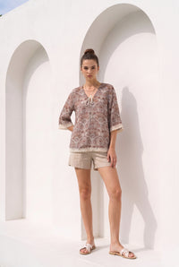 BRIGG PRINTED BLOUSE