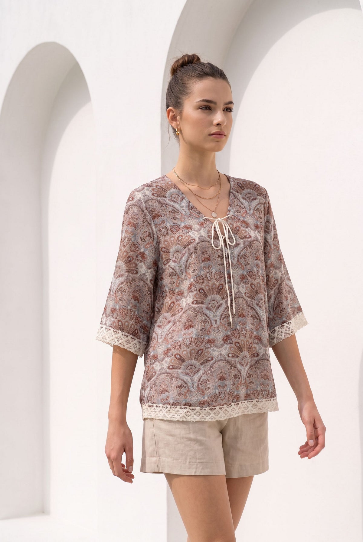 BRIGG PRINTED BLOUSE