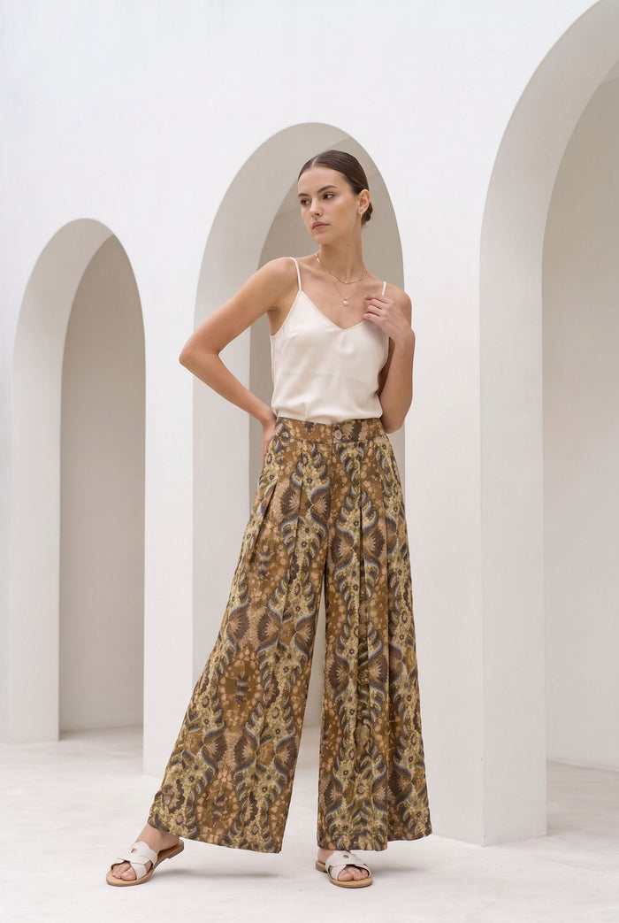 ALIDA PRINTED PANTS