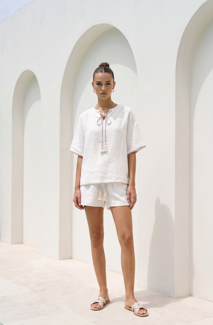 AVERY EMBROIDERED BLOUSE