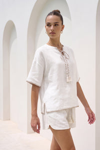 AVERY EMBROIDERED SHORTS