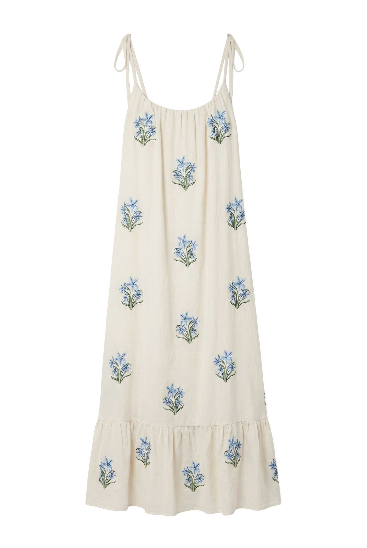 AUDETTE EMBROIDERED DRESS