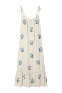 AUDETTE EMBROIDERED DRESS