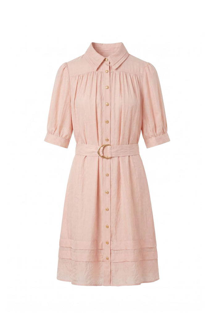 CELINE SHORT SLEEVES SHORT DRESS