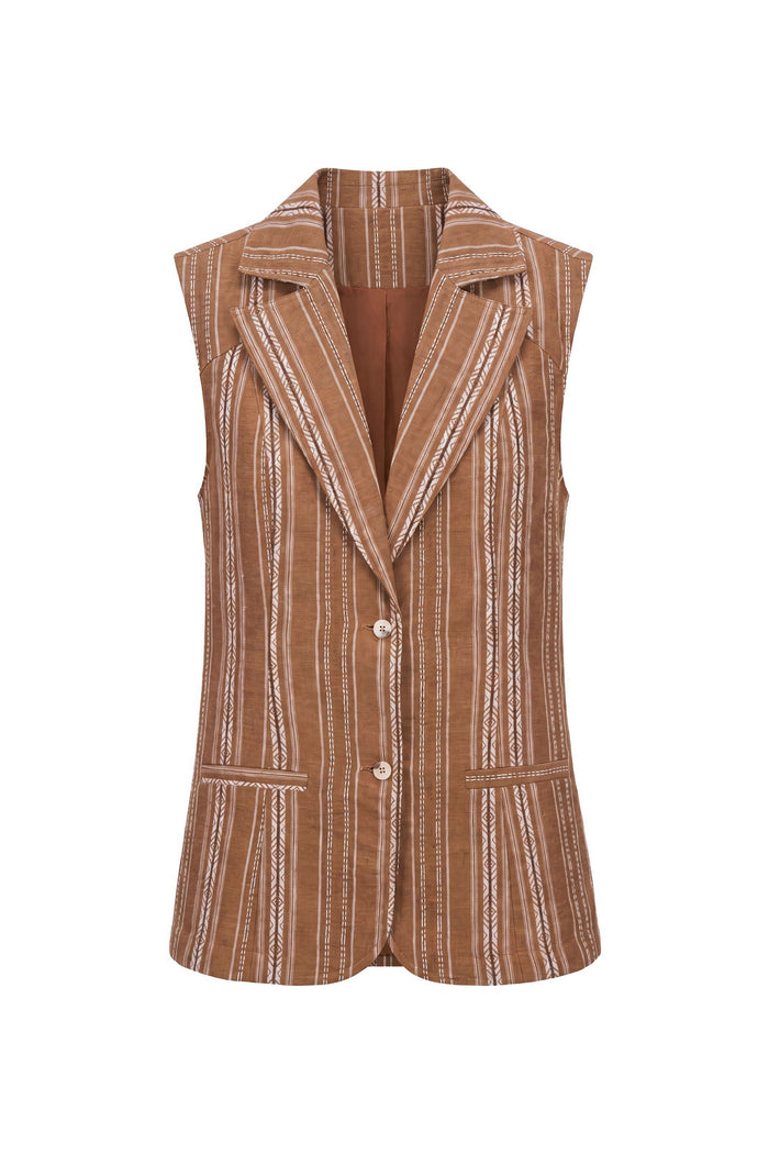 JASPER SLEEVELESS BLAZER