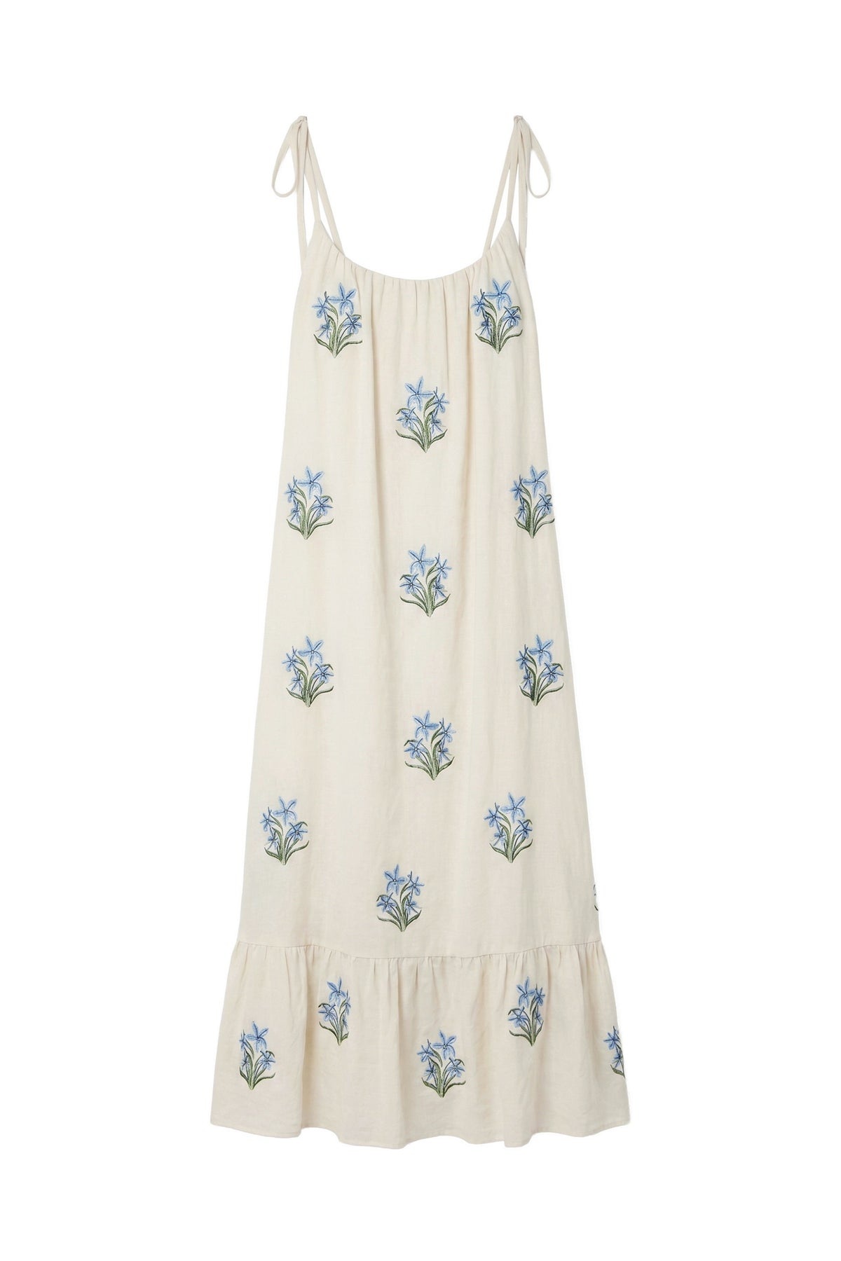 AUDETTE EMBROIDERED DRESS